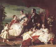 Franz Xaver Winterhalter The Family of Queen Victoria (mk25) oil painting picture wholesale